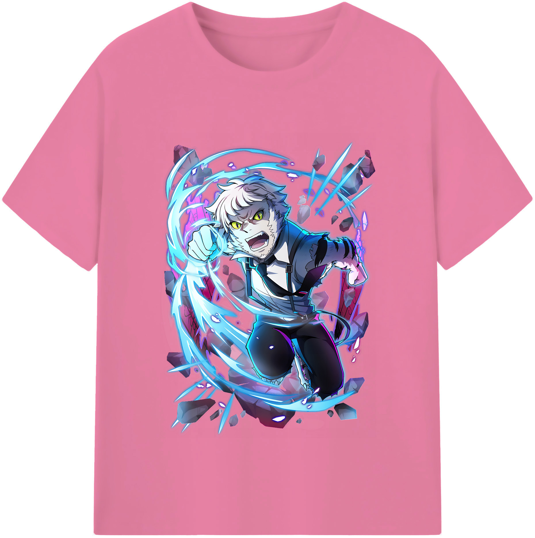 （画像用） 文豪ストレイドッグス Bungo Stray Dogs 綿100％半袖Tシャツ（フロントプリント）
